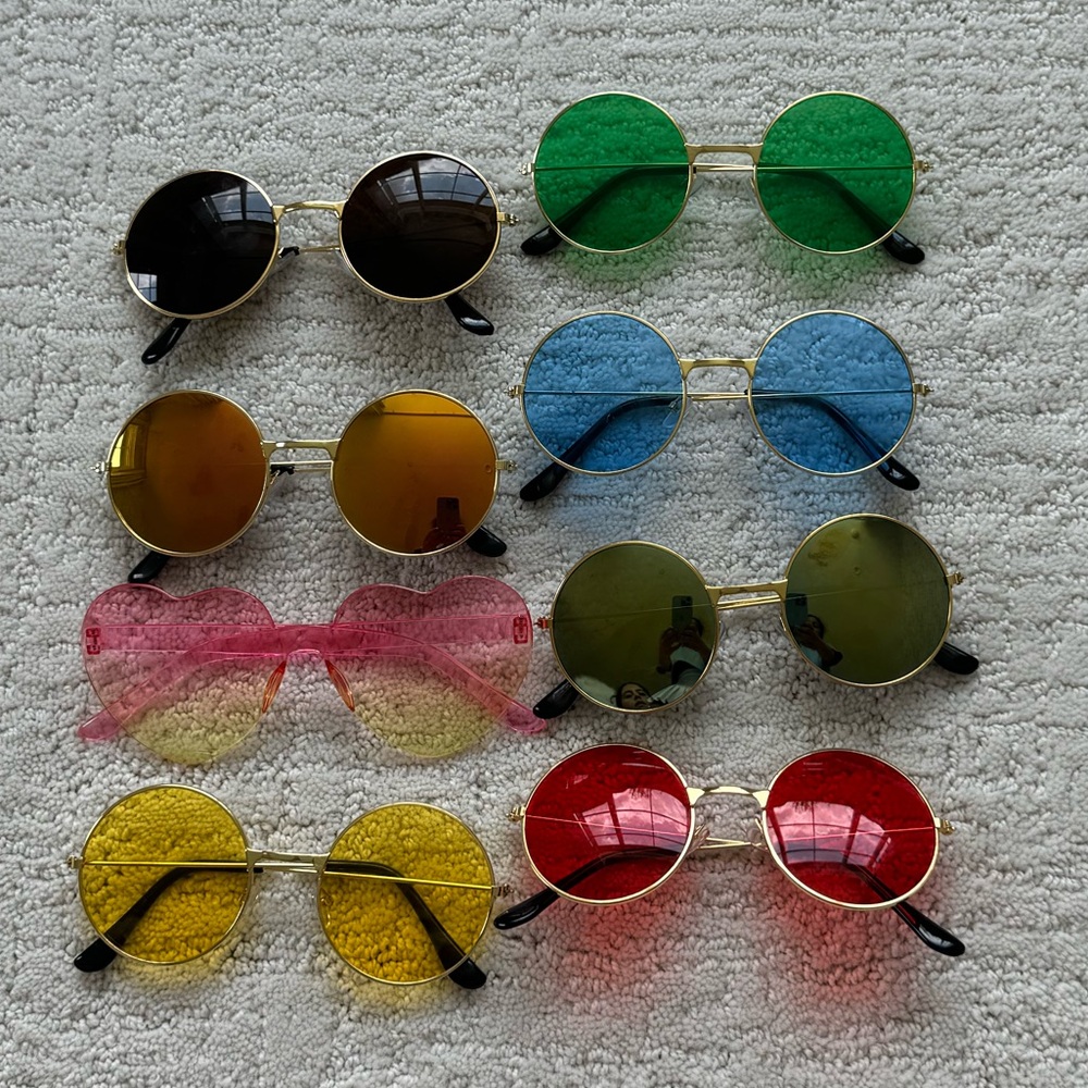 Party Glasses! Bought for Coachella theme party! Selling all for $5